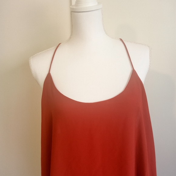 Talent top spaghetti straps rust orange size 1XL - Picture 7 of 8